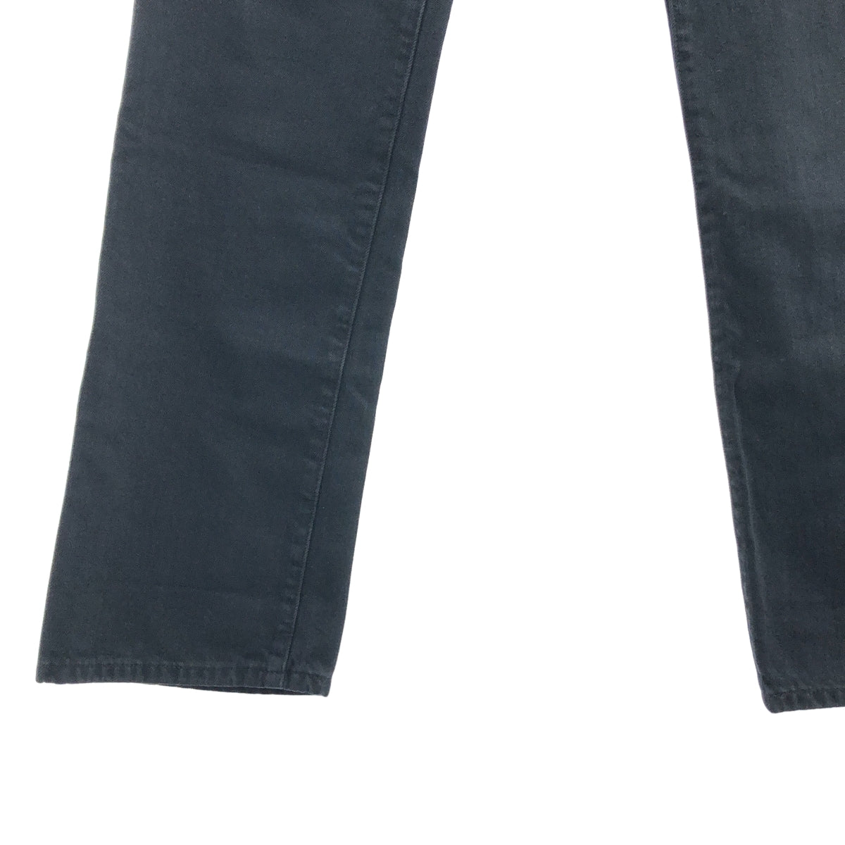 LEVI'S VINTAGE CLOTHING LVC / 리바이스 빈티지 클로징 | 1950s 701 JEANS 세르비지 블랙 먼로 데님 팬츠 | W27 | 블랙 | 여성