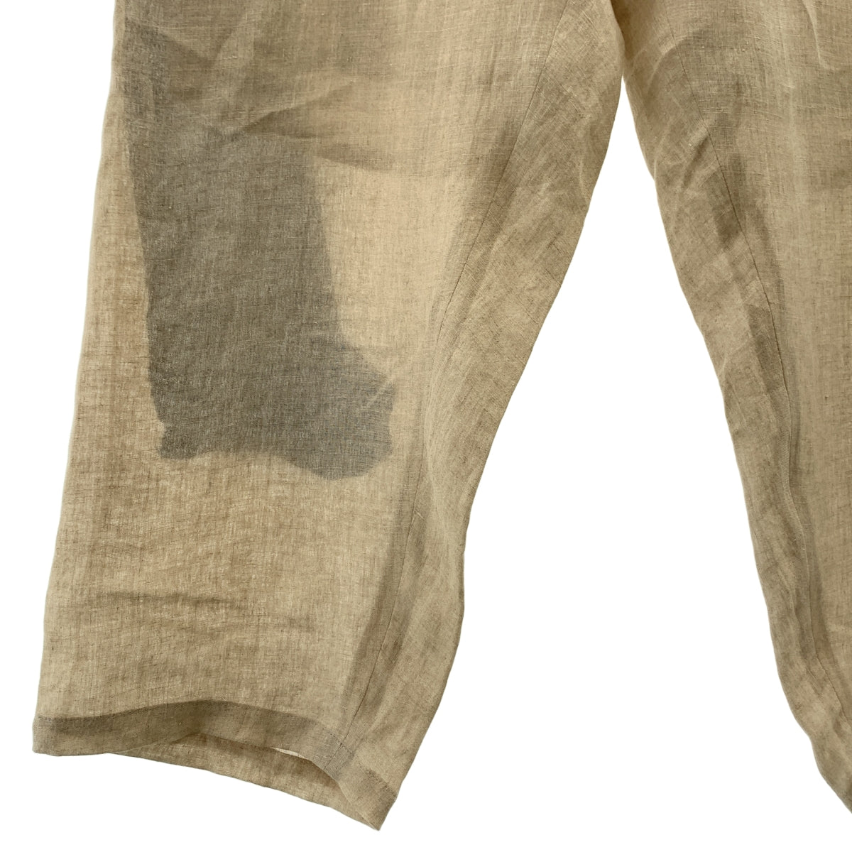 YOHJI YAMAMOTO POUR HOMME / ヨウジヤマモトプールオム | 2024SS | Look7 U-LADY PRINT PANTS / ドローストリング ワイド パンツ | 2 | メンズ