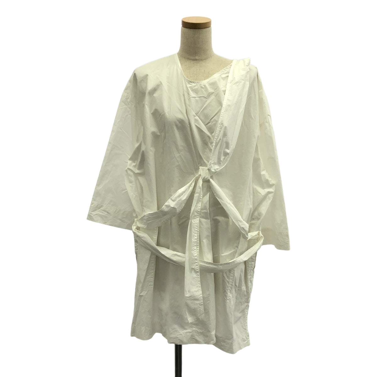 NEHERA | Ribbon slit over dress | 34 | white | Women's