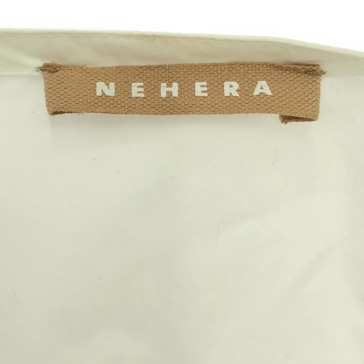 NEHERA | Ribbon slit over dress | 34 | white | Women's