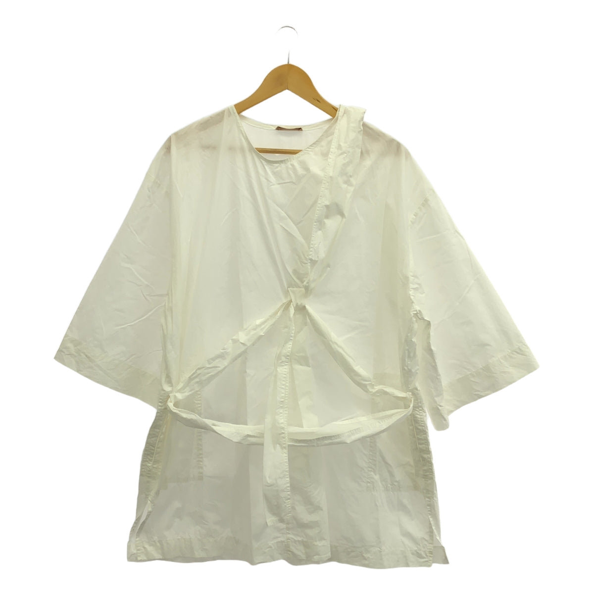 NEHERA | Ribbon slit over dress | 34 | white | Women's