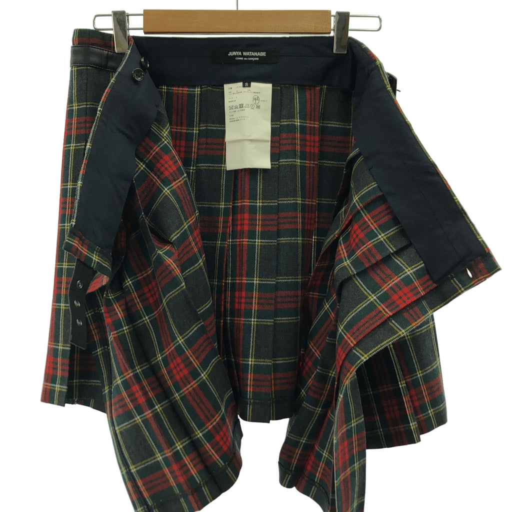 JUNYA WATANABE COMME des GARCONS / ジュンヤワタナベ | 2017AW | アジャスター プリーツ スカート | S | レディース