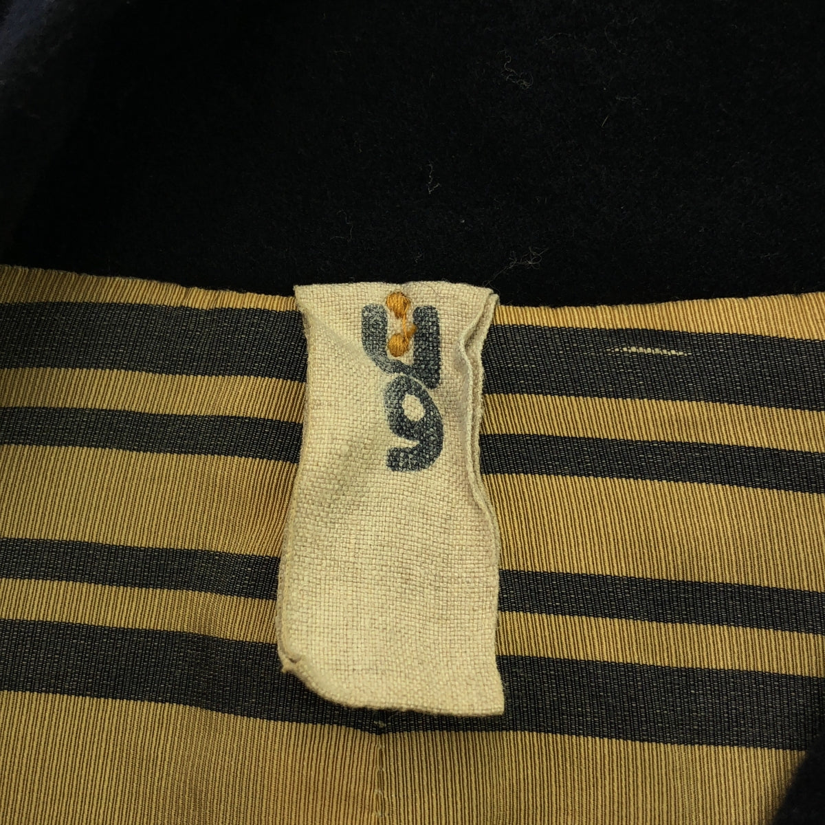 Umii 908 / ウミ908 | メルトン ボタン デザイン ジャケット | ネイビー | レディース