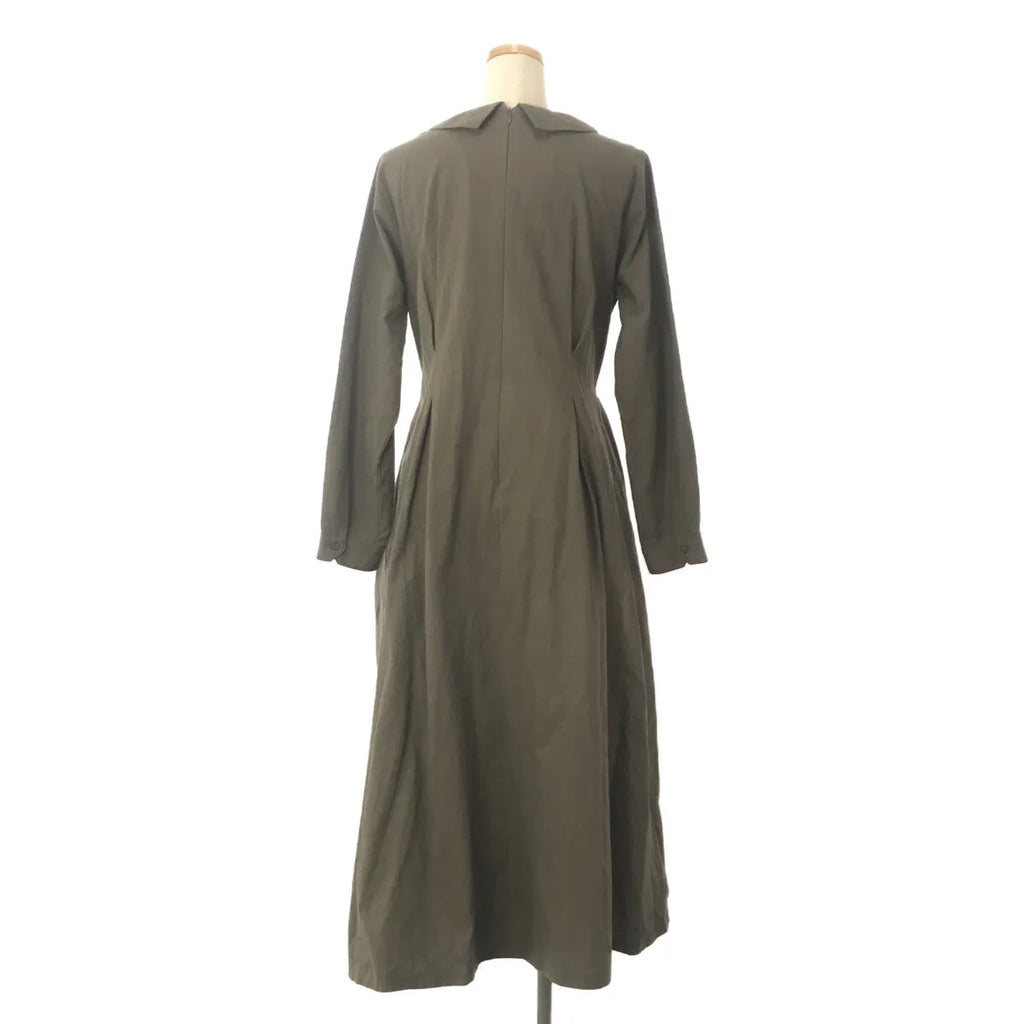 fort。 / フォート | 2022SS | ワッシャー加工 コットン ボリューム ロングワンピース | F | レディース