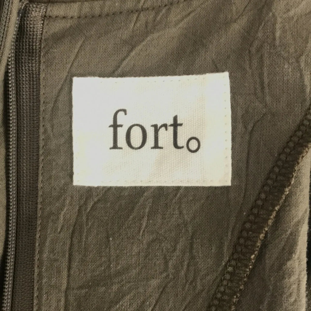 fort。 / フォート | 2022SS | ワッシャー加工 コットン ボリューム ロングワンピース | F | レディース