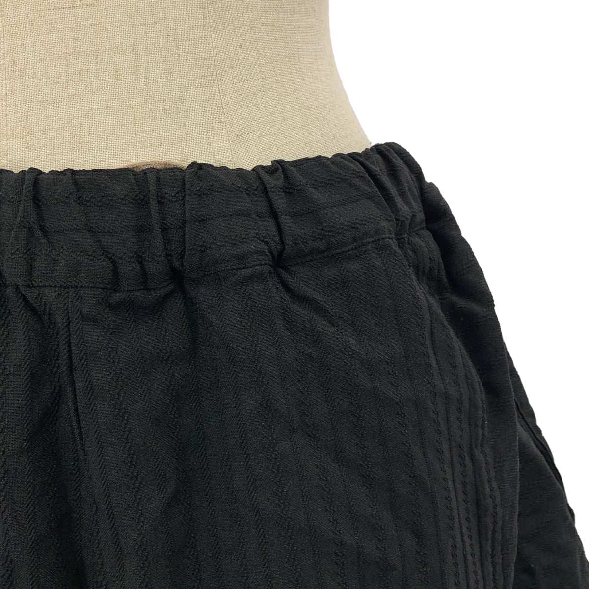 COMME des GARCONS COMME des GARCONS / 콤콤 | 2015AW | 특수 가공 스트라이프 풍선 팬츠 | S |