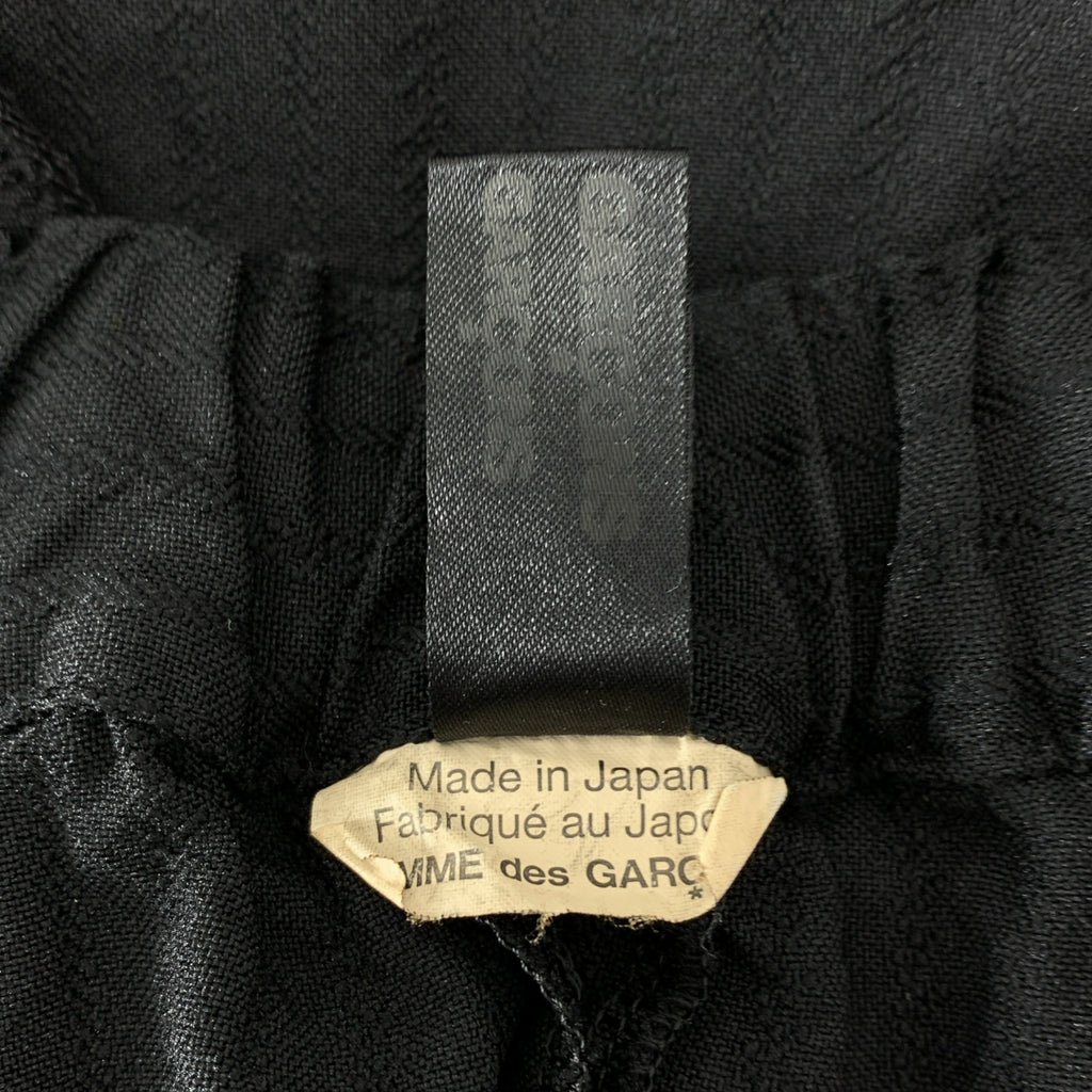 COMME des GARCONS COMME des GARCONS / 콤콤 | 2015AW | 특수 가공 스트라이프 풍선 팬츠 | S |