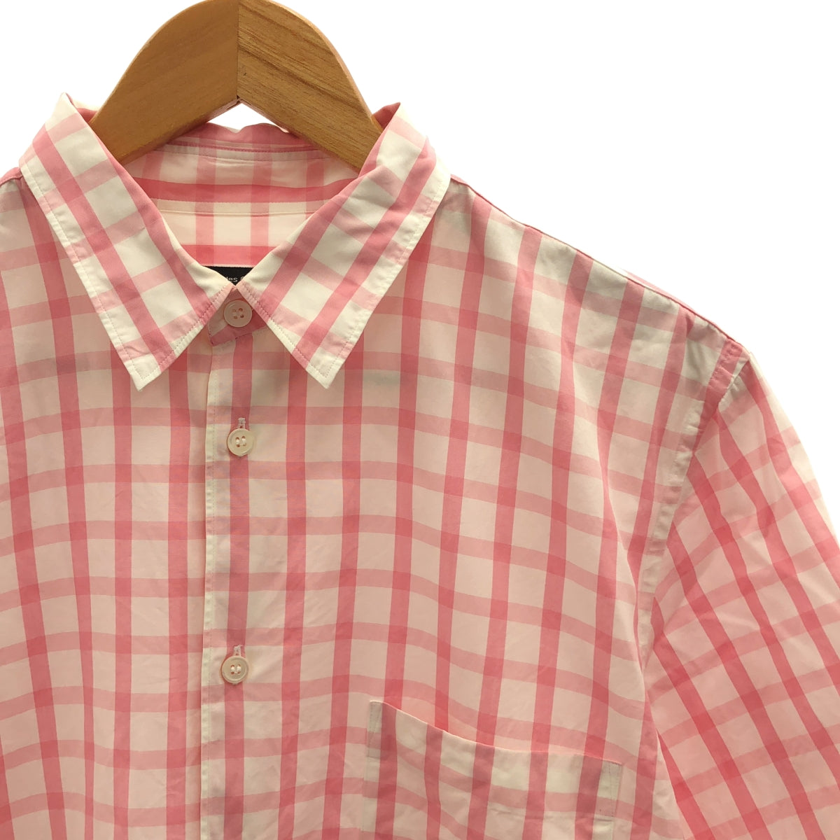 COMME des GARCONS HOMME PLUS / コムデギャルソンオムプリュス | 2008SS | コットン チェック レギュラーカラー シャツ | L | メンズ