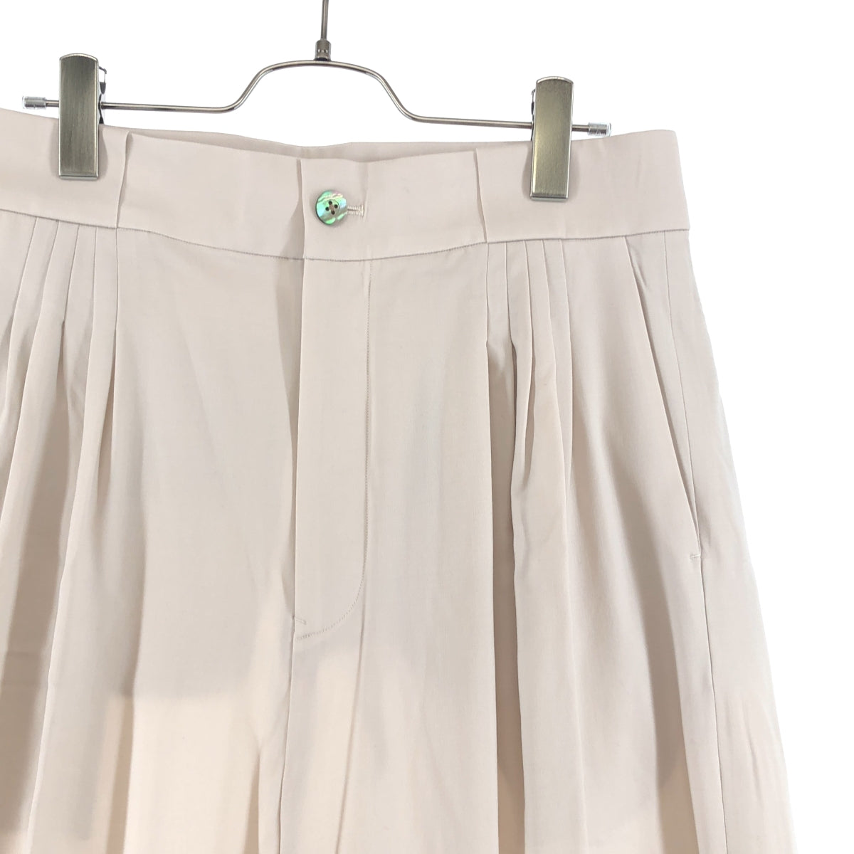 【美品】  mina perhonen / ミナペルホネン | fog light テーパード パンツ | 38 | ベージュ | レディース