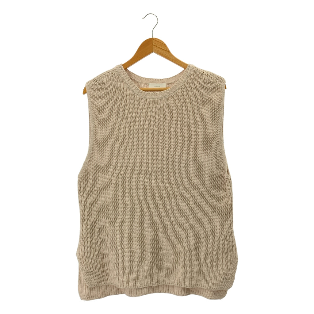 kagure / かぐれ | 2022SS | リネン コットン ニットベスト | F | レディース