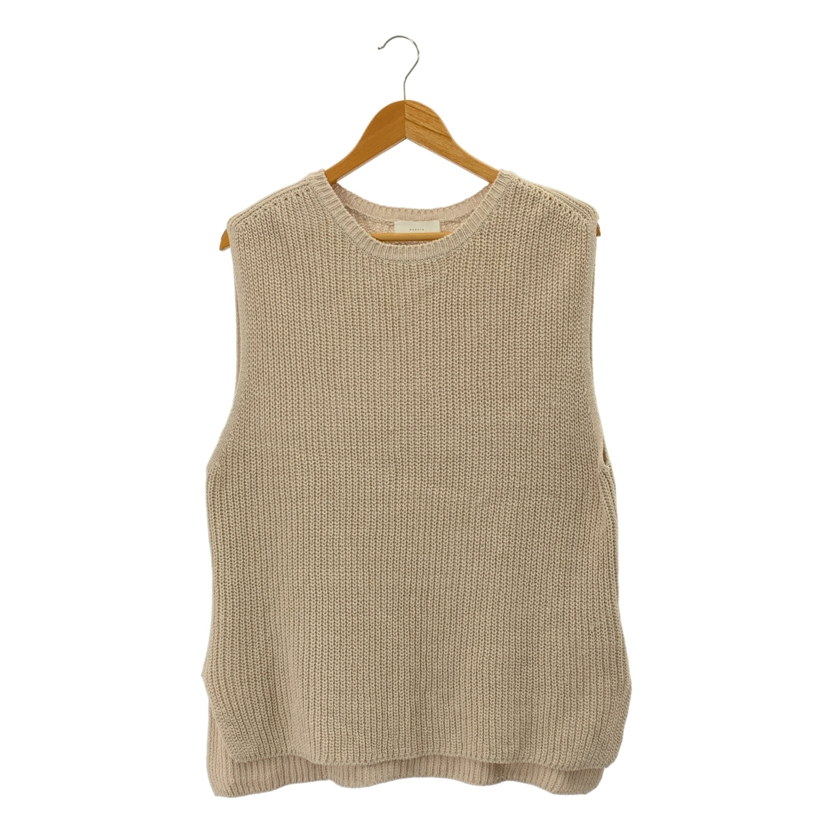 kagure / かぐれ | 2022SS | リネン コットン ニットベスト | F | レディース