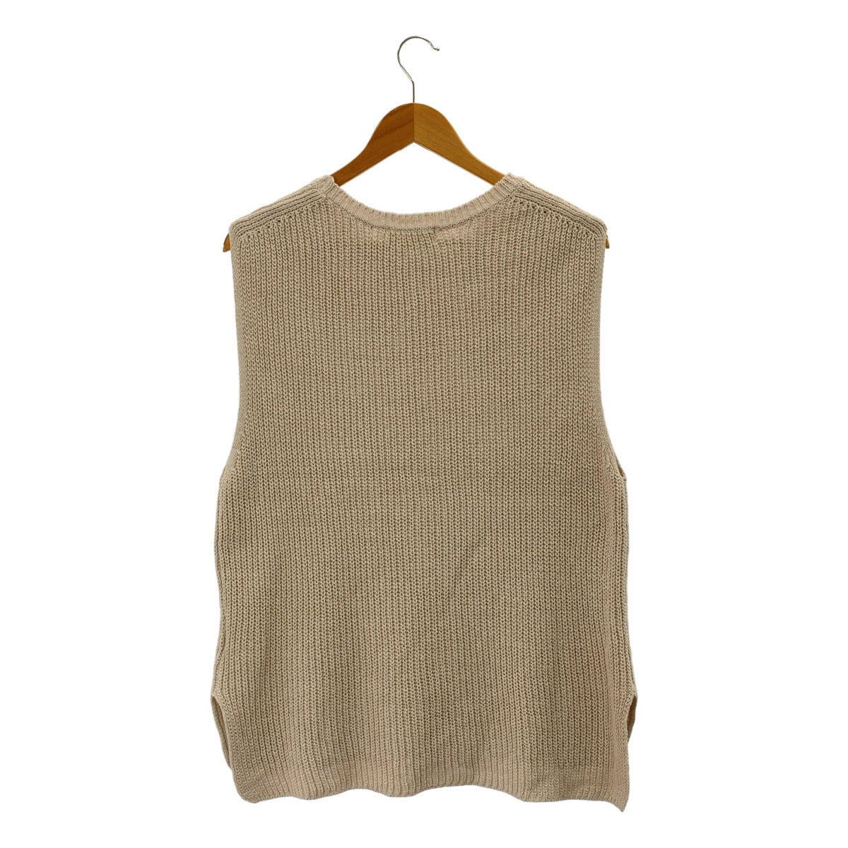 【かぐれ】　ニットベスト kagure / かぐれ | 2022SS | リネン コットン ニットベスト | F