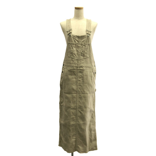 UNION LAUNCH | Ron Herman special order linen overall skirt | XS | Beige | Women's
