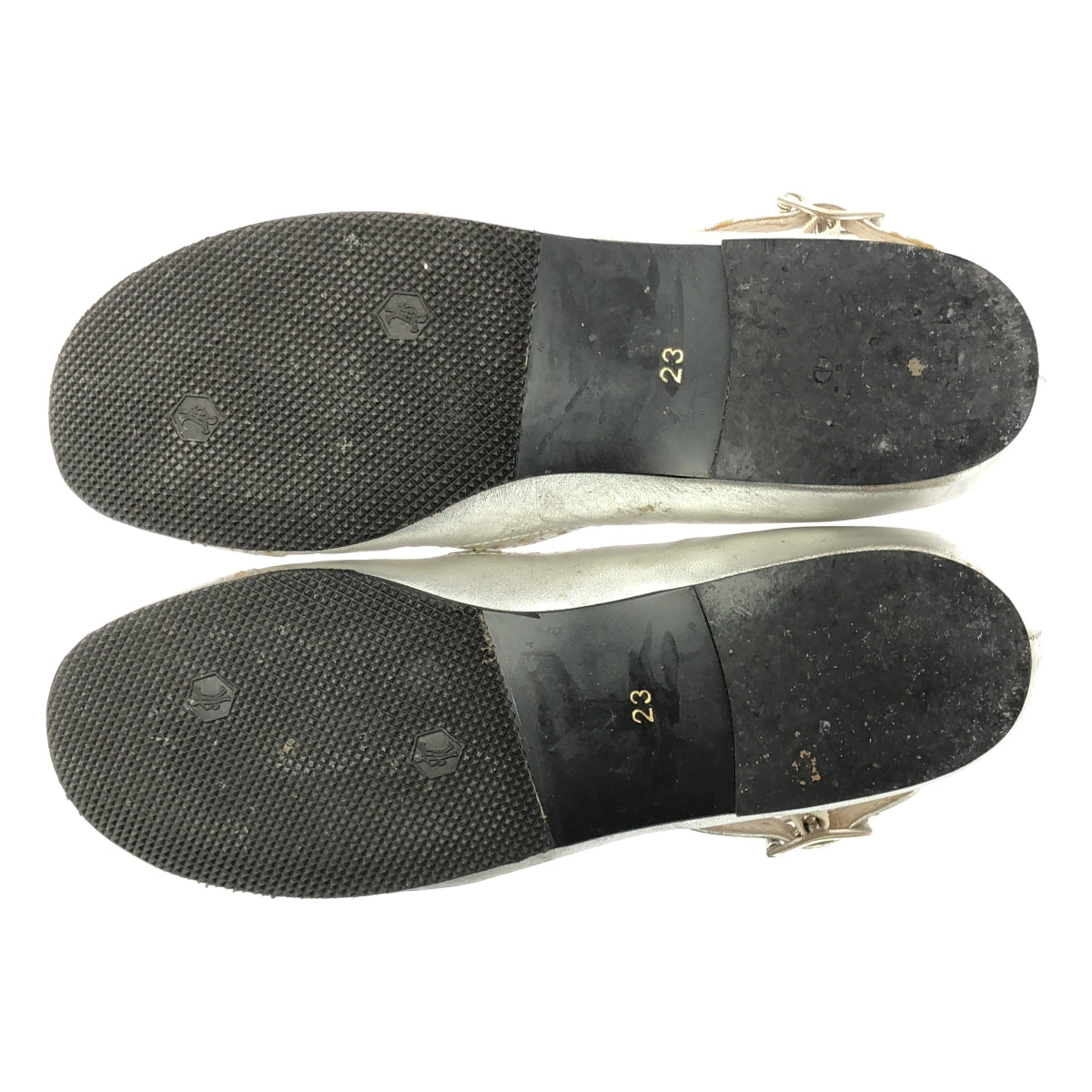 COMME des GARÇONS | 經編布料皮革瑪麗珍鞋 |尺寸 23 |女性的