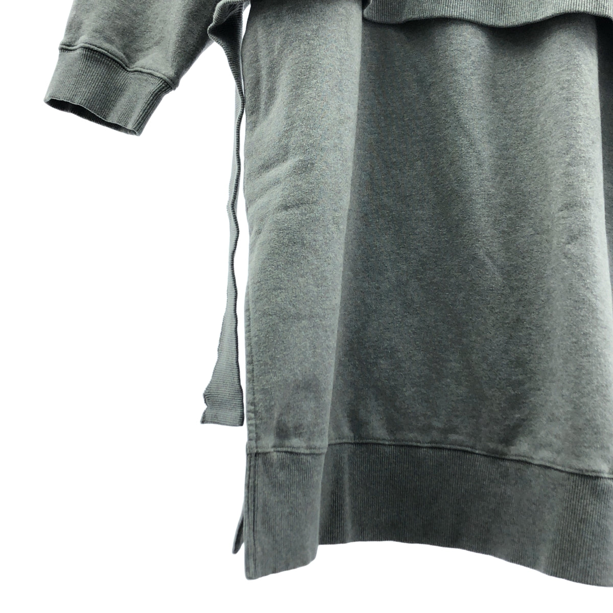 MM6 Maison Margiela / エムエムシックスメゾンマルジェラ | 2020AW | カットアウト スウェット ワンピース | XS | グレー | レディース
