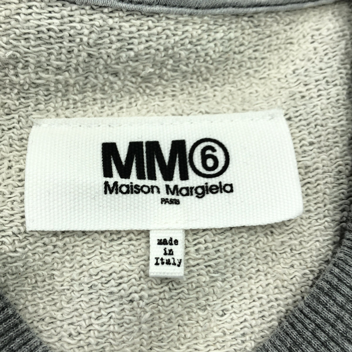 MM6 Maison Margiela / エムエムシックスメゾンマルジェラ | 2020AW | カットアウト スウェット ワンピース | XS | グレー | レディース
