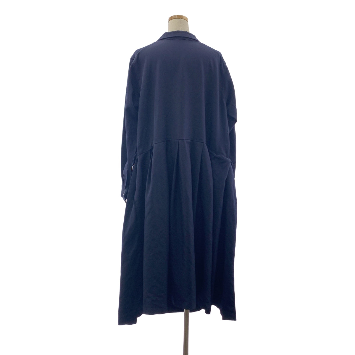 COMME des GARCONS / コムデギャルソン | 2015SS | ポリエステル 縮絨 変形 ワンピース | L | ネイビー | レディース
