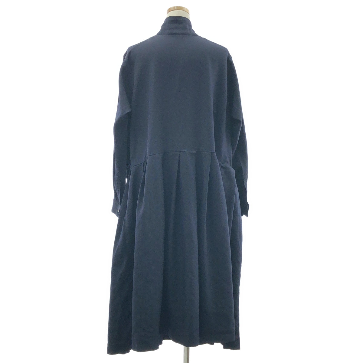 COMME des GARCONS / コムデギャルソン | 2015SS | ポリエステル 縮絨 変形 ワンピース | L | ネイビー | レディース