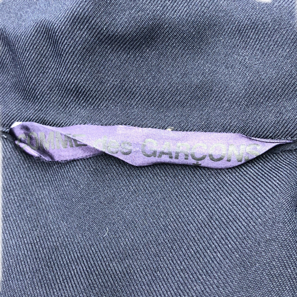 COMME des GARCONS / コムデギャルソン | 2015SS | ポリエステル 縮絨 変形 ワンピース | L | ネイビー | レディース