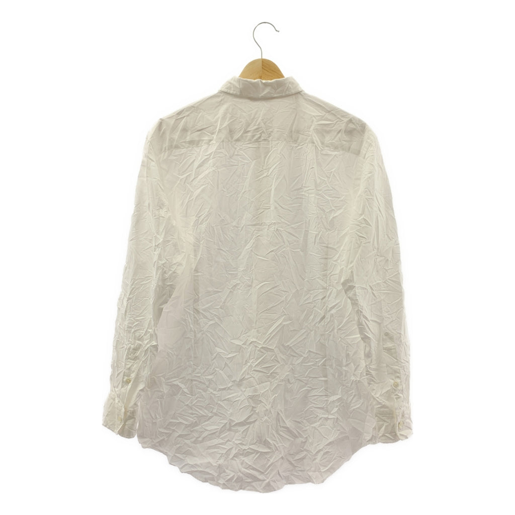 AURALEE / オーラリー | 2024SS | WRINKLED WASHED FINX TWILL SHIRT コットン シワ加工 シャツ | 0 | レディース