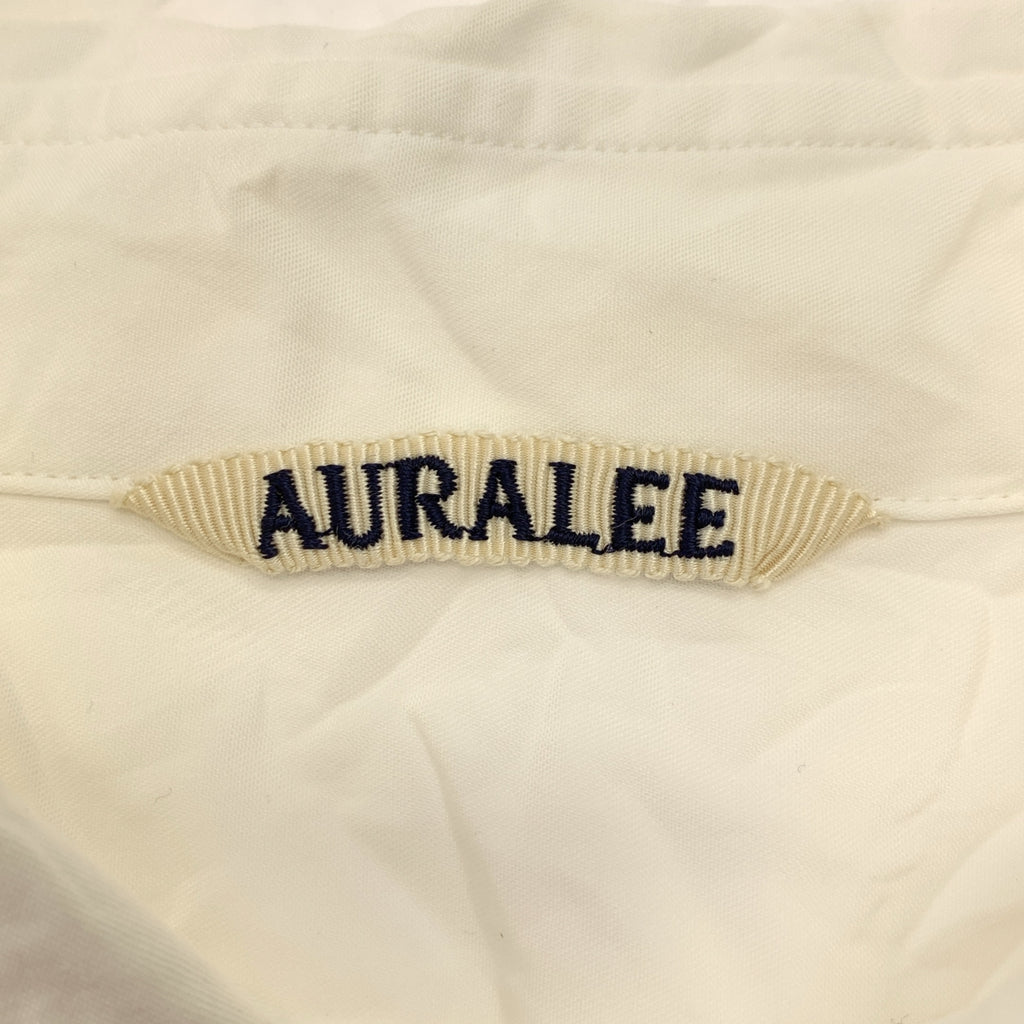 AURALEE / オーラリー | 2024SS | WRINKLED WASHED FINX TWILL SHIRT コットン シワ加工 シャツ | 0 | レディース
