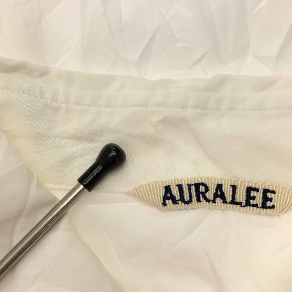AURALEE / オーラリー | 2024SS | WRINKLED WASHED FINX TWILL SHIRT コットン シワ加工 シャツ | 0 | レディース