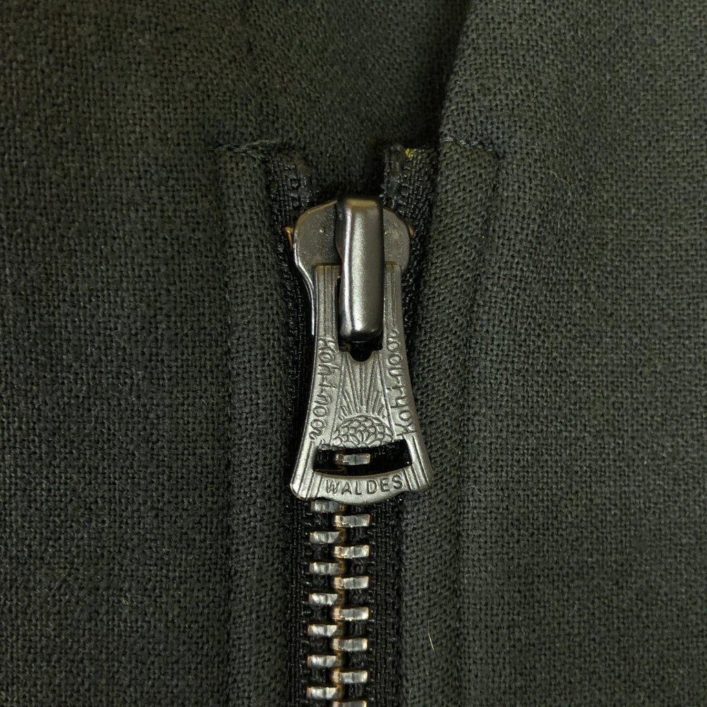 【美品】  m's braque / エムズブラック | Zipper Jacket / ジップ ノーカラーダブルジャケット | 38 | charcoal | メンズ