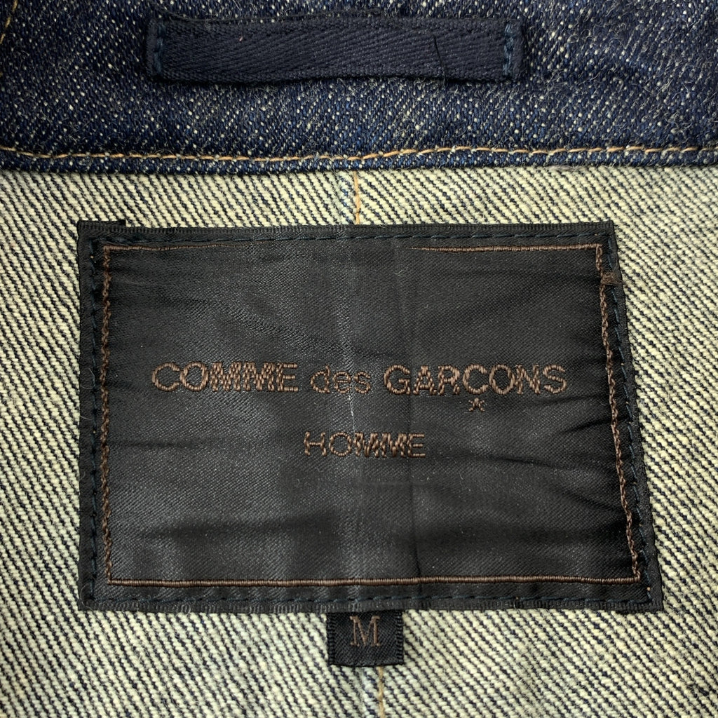 COMME des GARCONS HOMME / 콤데 갤슨 옴므 | 2003AW | 틴 스트랩 벨티드 데님 오버코트 |