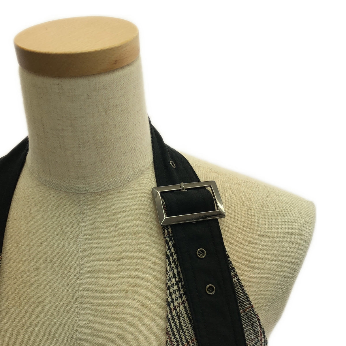 AULA AILA / アウラアイラ | ワンショルダー ジャンパー ワンピース | 0 | ブラック系 | レディース