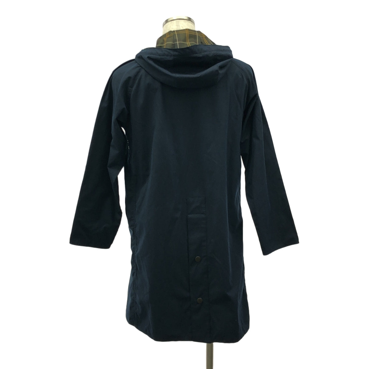 Barbour / バブアー | HOODED HUNTING ピーチドコットン フーデッド ハンティング コート ノンオイル | 34 | ネイビー | メンズ