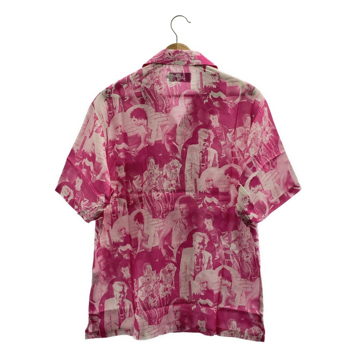 HYSTERIC GLAMOUR / ヒステリックグラマー | 2025SS | DENNIS MORRIS / BOLLOKS ANARCHY / デニスモリス レーヨン 総柄 オープンカラーシャツ | M | メンズ