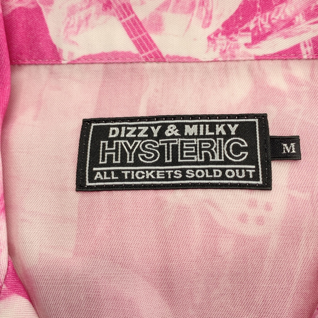 HYSTERIC GLAMOUR / ヒステリックグラマー | 2025SS | DENNIS MORRIS / BOLLOKS ANARCHY / デニスモリス レーヨン 総柄 オープンカラーシャツ | M | メンズ