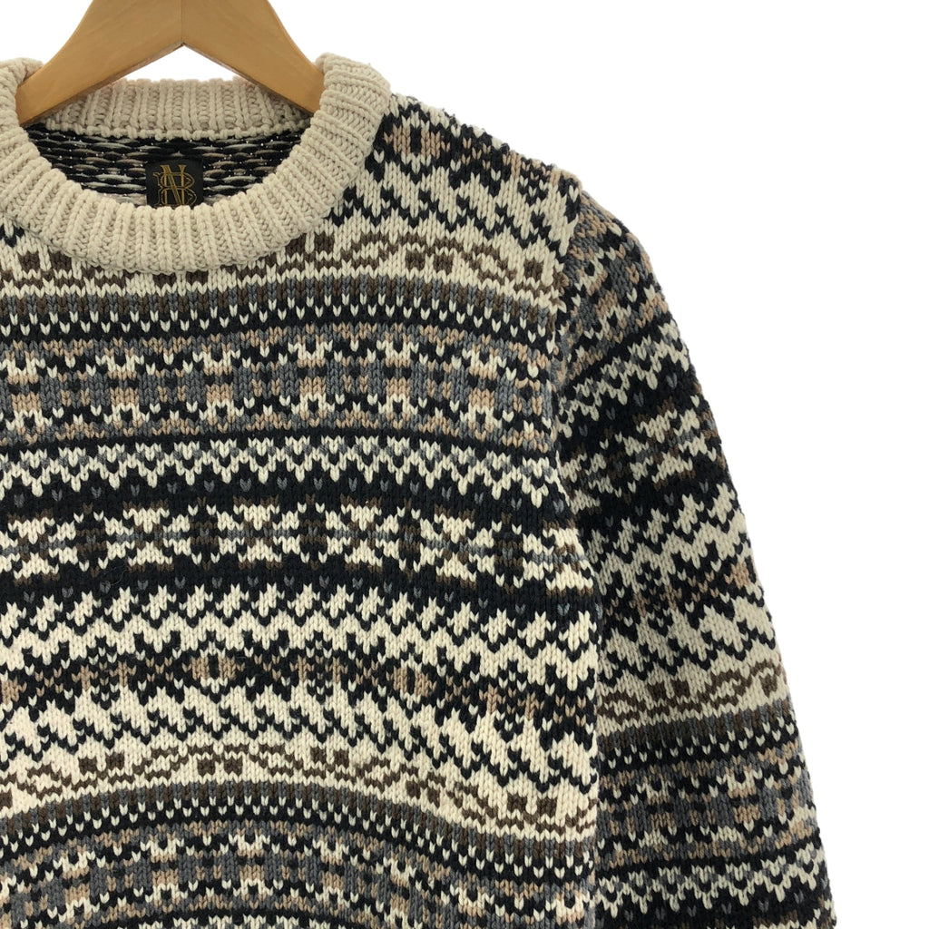 BATONER / バトナー | フェアアイル クルーネック ニット | 1 | レディース