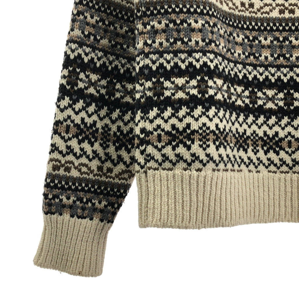 BATONER / バトナー | フェアアイル クルーネック ニット | 1 | レディース