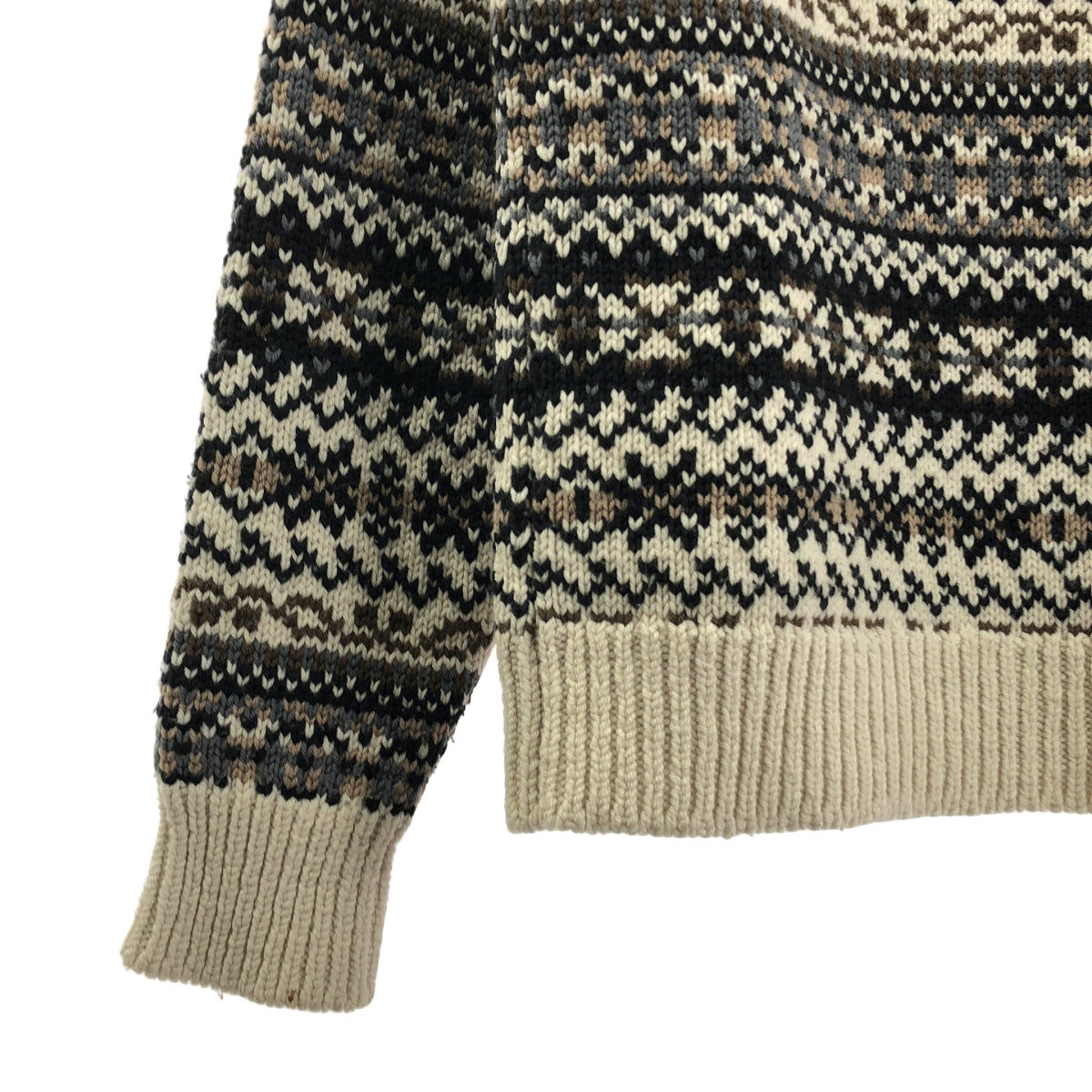 BATONER / バトナー | フェアアイル クルーネック ニット | 1 | レディース