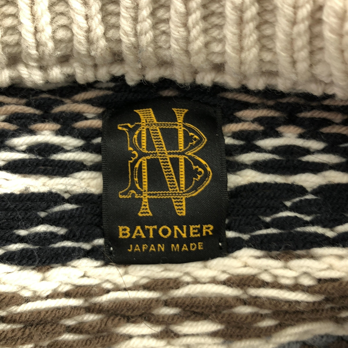 BATONER / バトナー | フェアアイル クルーネック ニット | 1 | レディース