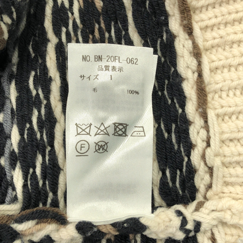 BATONER / バトナー | フェアアイル クルーネック ニット | 1 | レディース