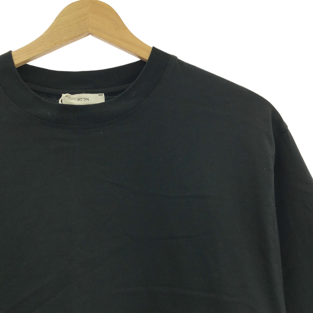 ATON / 에이튼 | 크루넥 티셔츠 컷소우 | 02 |