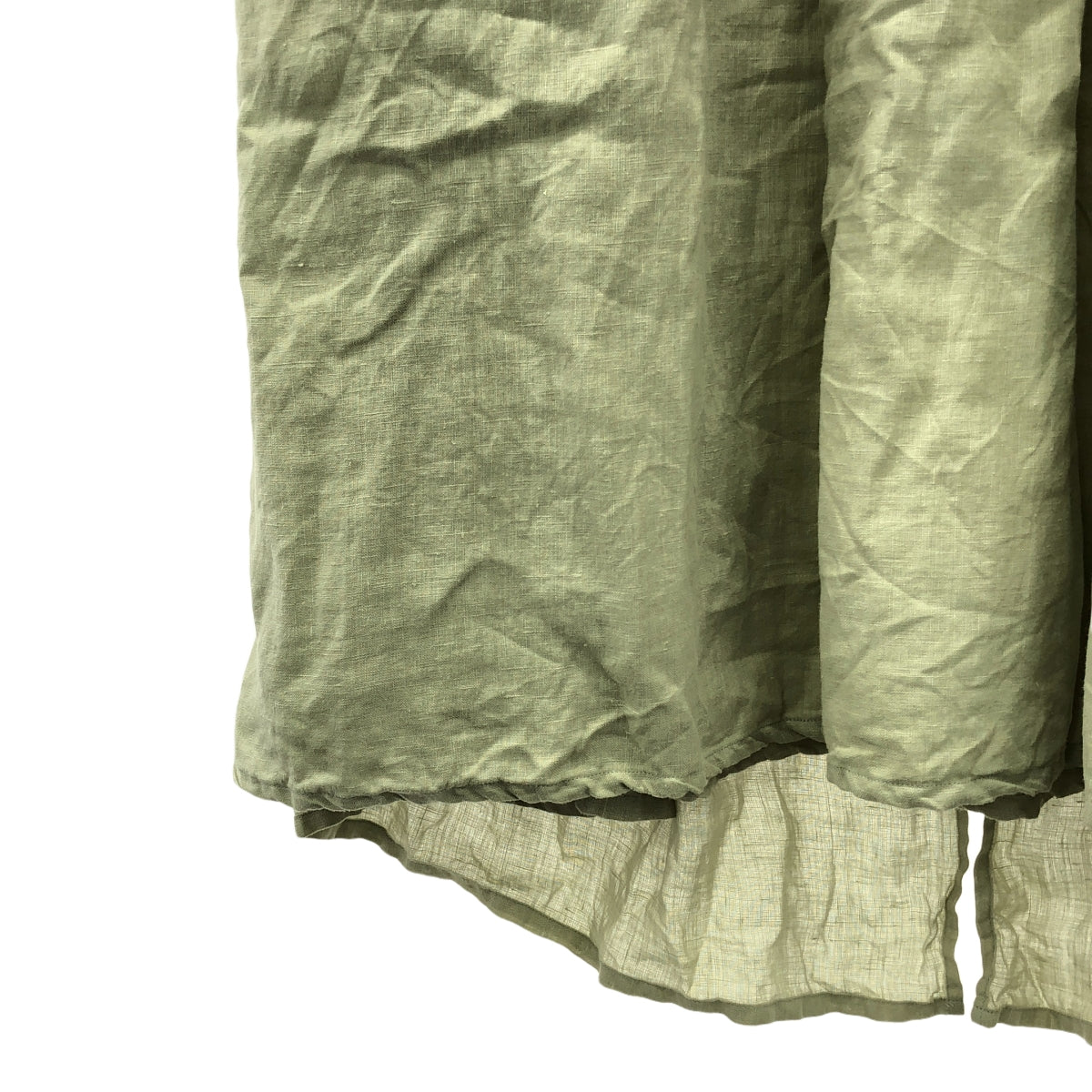 nest robe / ネストローブ | リネン 重ね ギャザー ワンピース | F | ベージュ | レディース