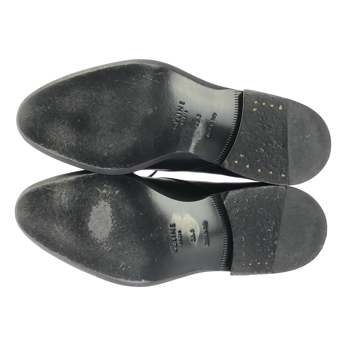 CELINE / 셀린느 | Jacno Lace Up Derby Shoes / 자쿠노 레이스 업 드레스 신발 가죽 신발 | 36.5 | 블랙 |