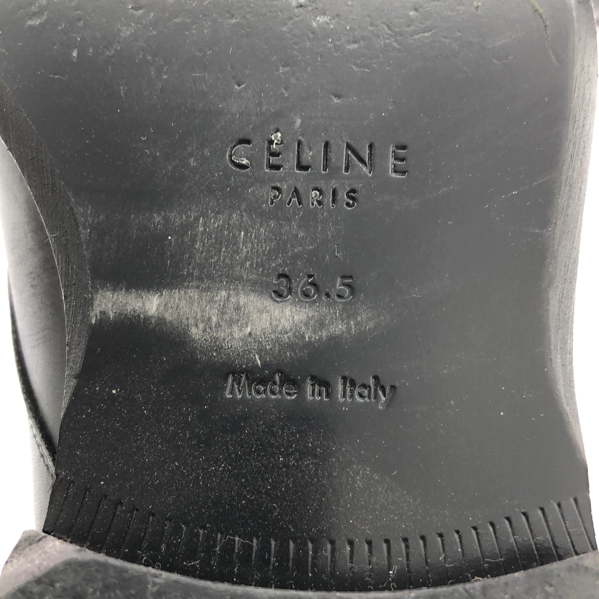 CELINE / 셀린느 | Jacno Lace Up Derby Shoes / 자쿠노 레이스 업 드레스 신발 가죽 신발 | 36.5 | 블랙 |