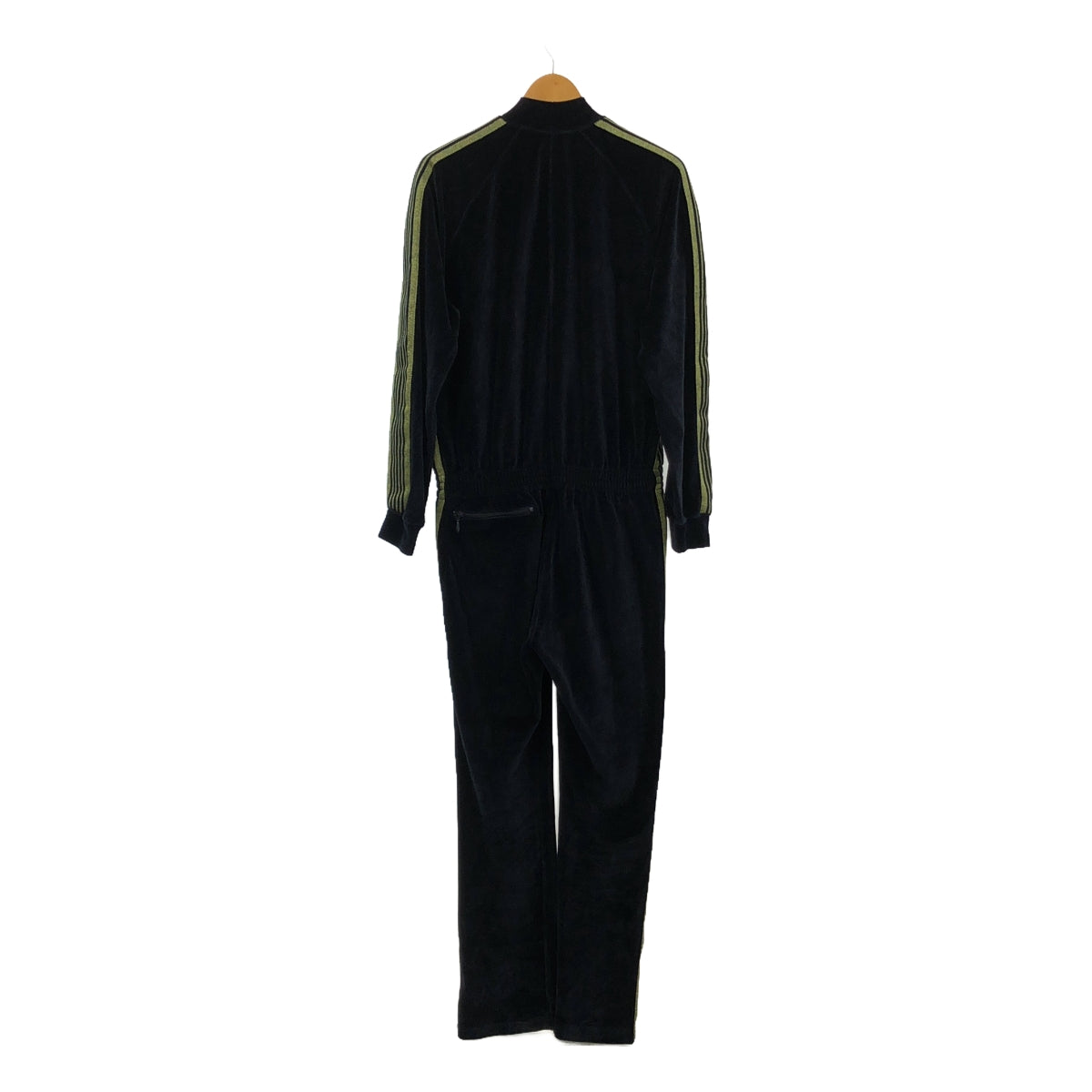 Needles / ニードルス | CITYSHOP別注 TRACK JUMP SUIT ベロア ジャンプスーツ | M | ネイビー | レディース