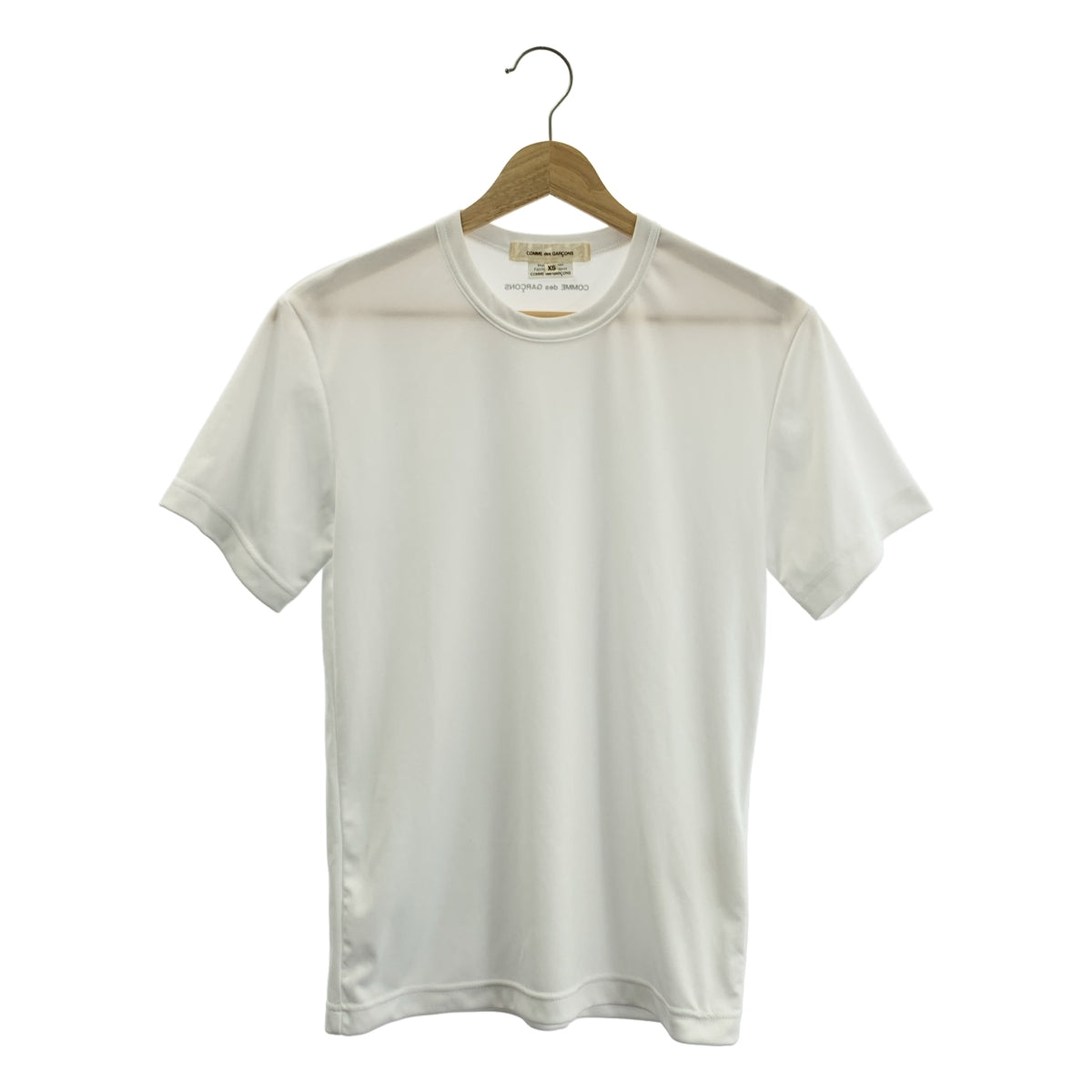 COMME des GARÇONS | 2025春夏 | 聚酯圓領T卹，背面印有品牌標誌 | XS碼 | 女款