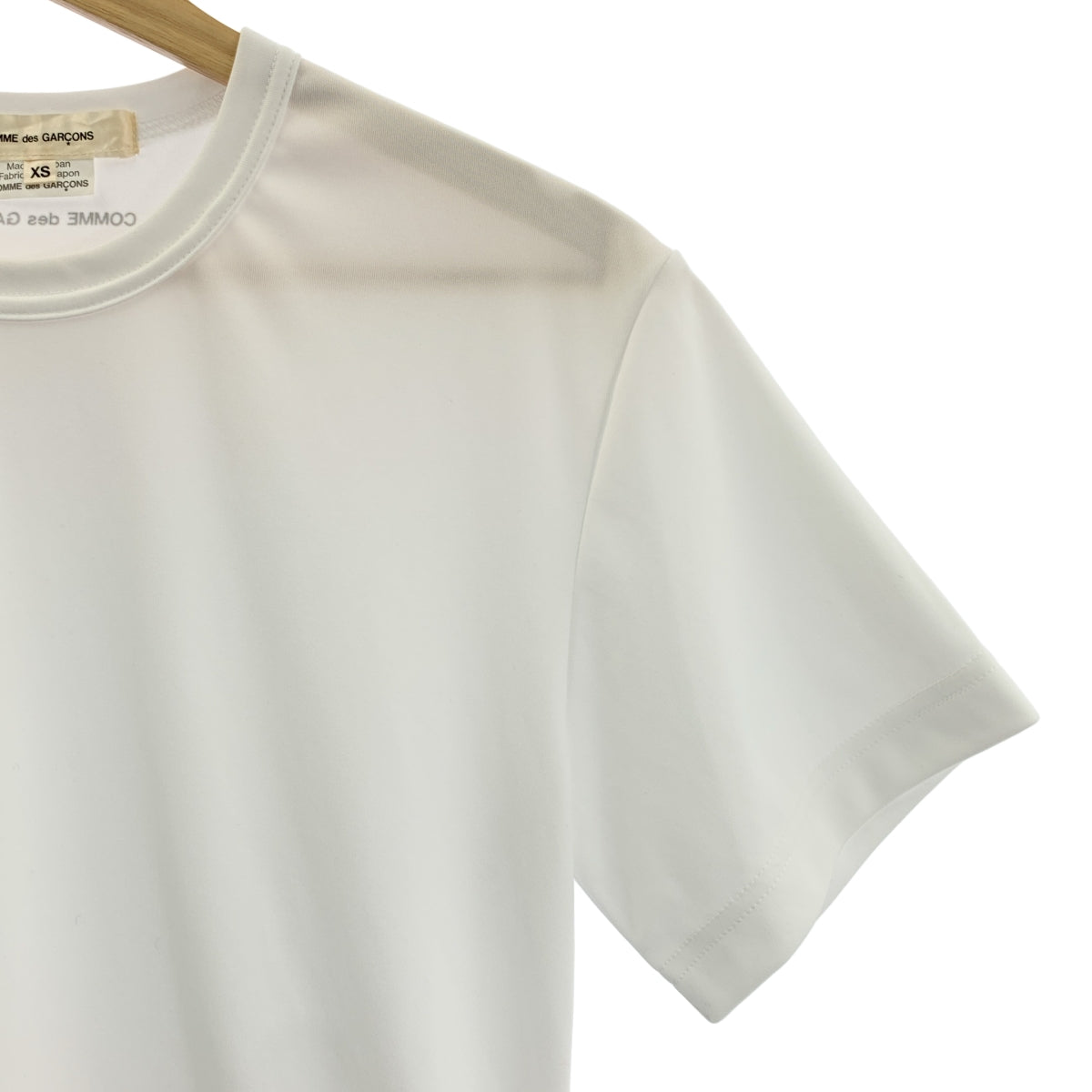 COMME des GARÇONS | 2025春夏 | 聚酯圓領T卹，背面印有品牌標誌 | XS碼 | 女款