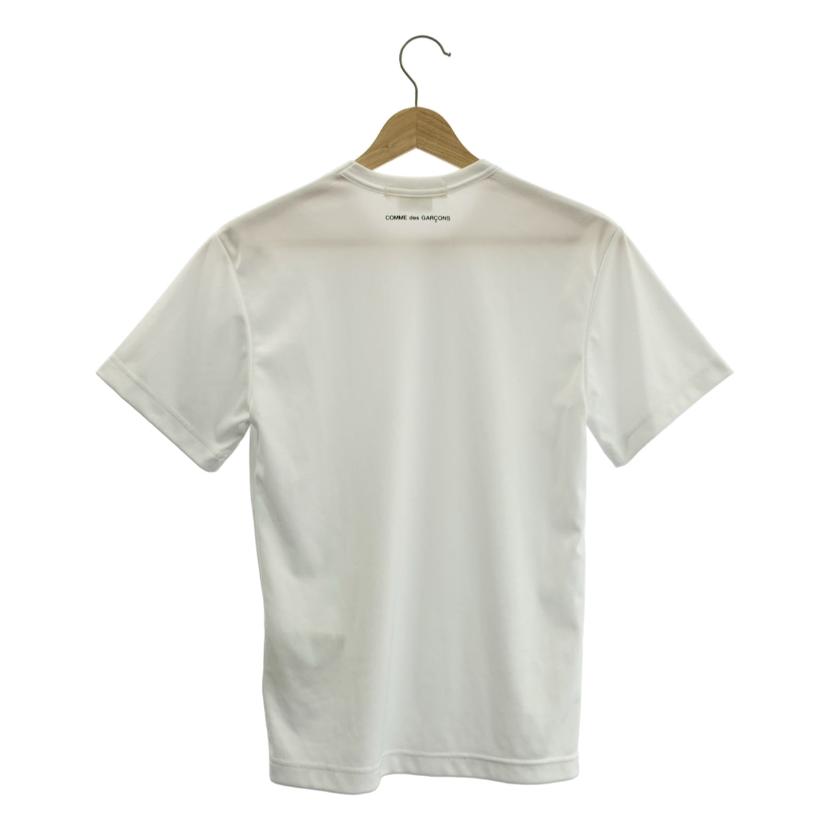 COMME des GARÇONS | 2025春夏 | 聚酯圓領T卹，背面印有品牌標誌 | XS碼 | 女款