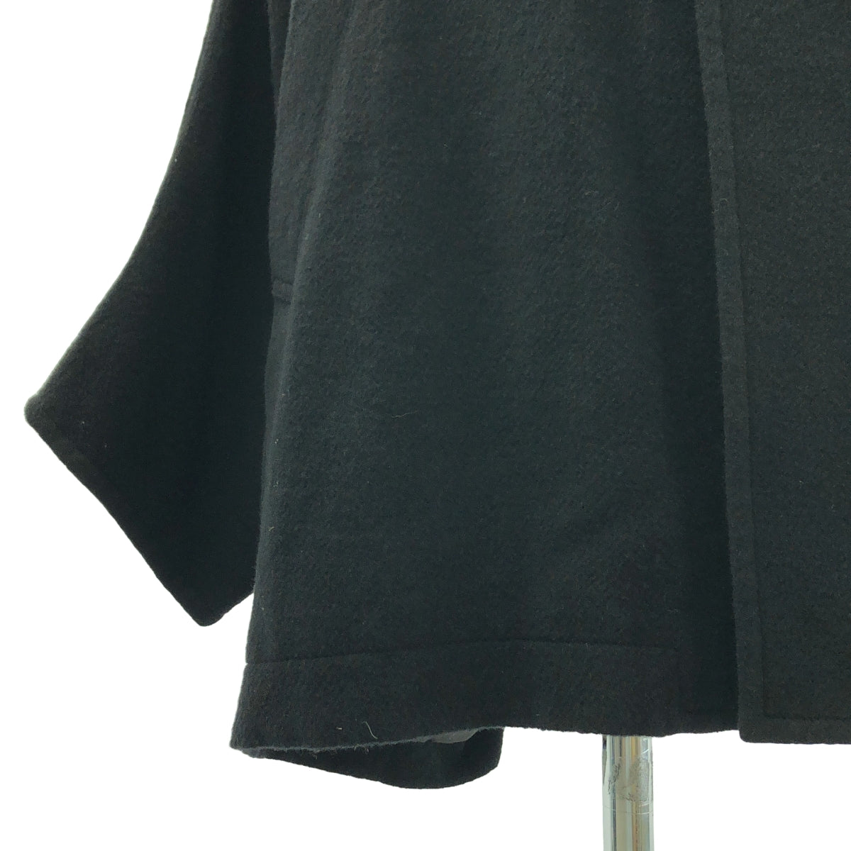 Y's / ワイズヨウジヤマモト | ウール オーバーシルエット ショート コート / 総裏地 | 2 | レディース