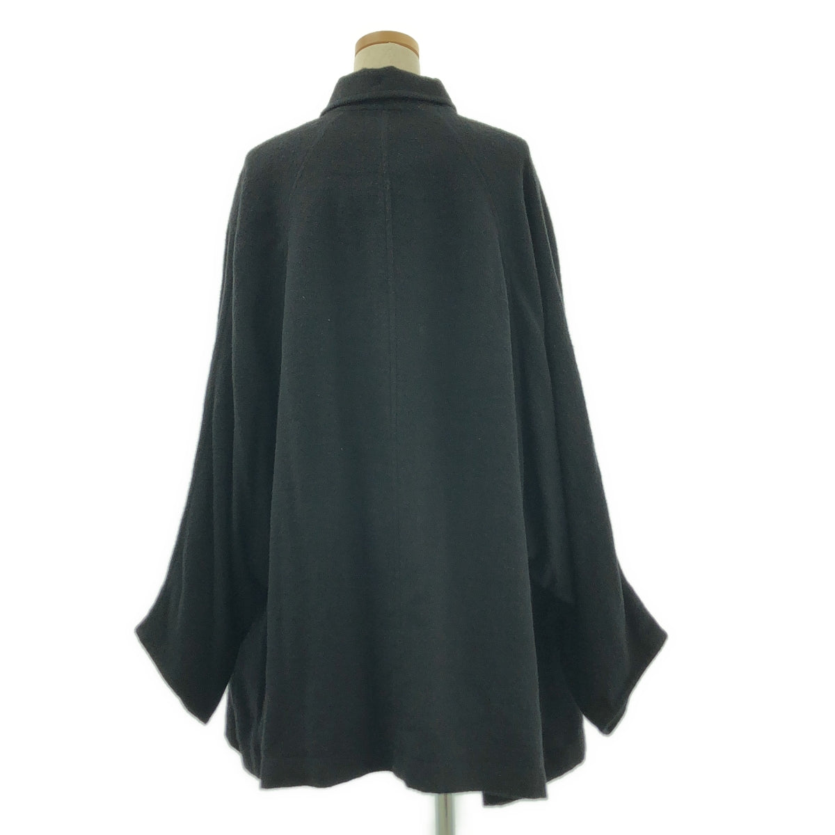 Y's / ワイズヨウジヤマモト | ウール オーバーシルエット ショート コート / 総裏地 | 2 | レディース