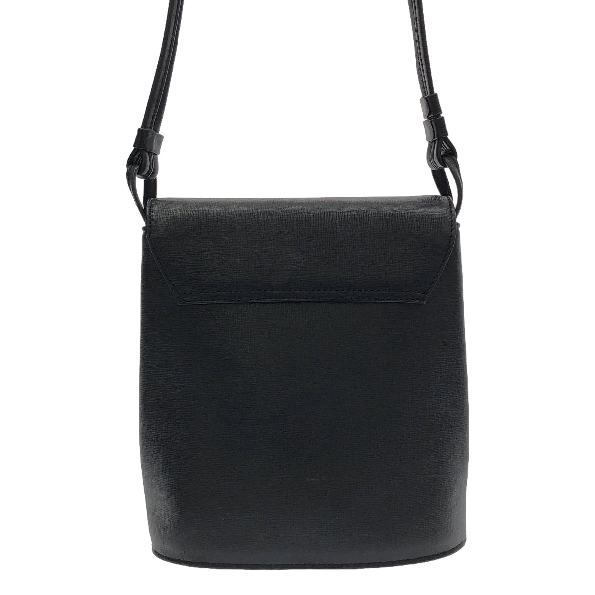 GIVENCHY | Vintage Leather Turnlock Flap Shoulder Bag | Black | Women's