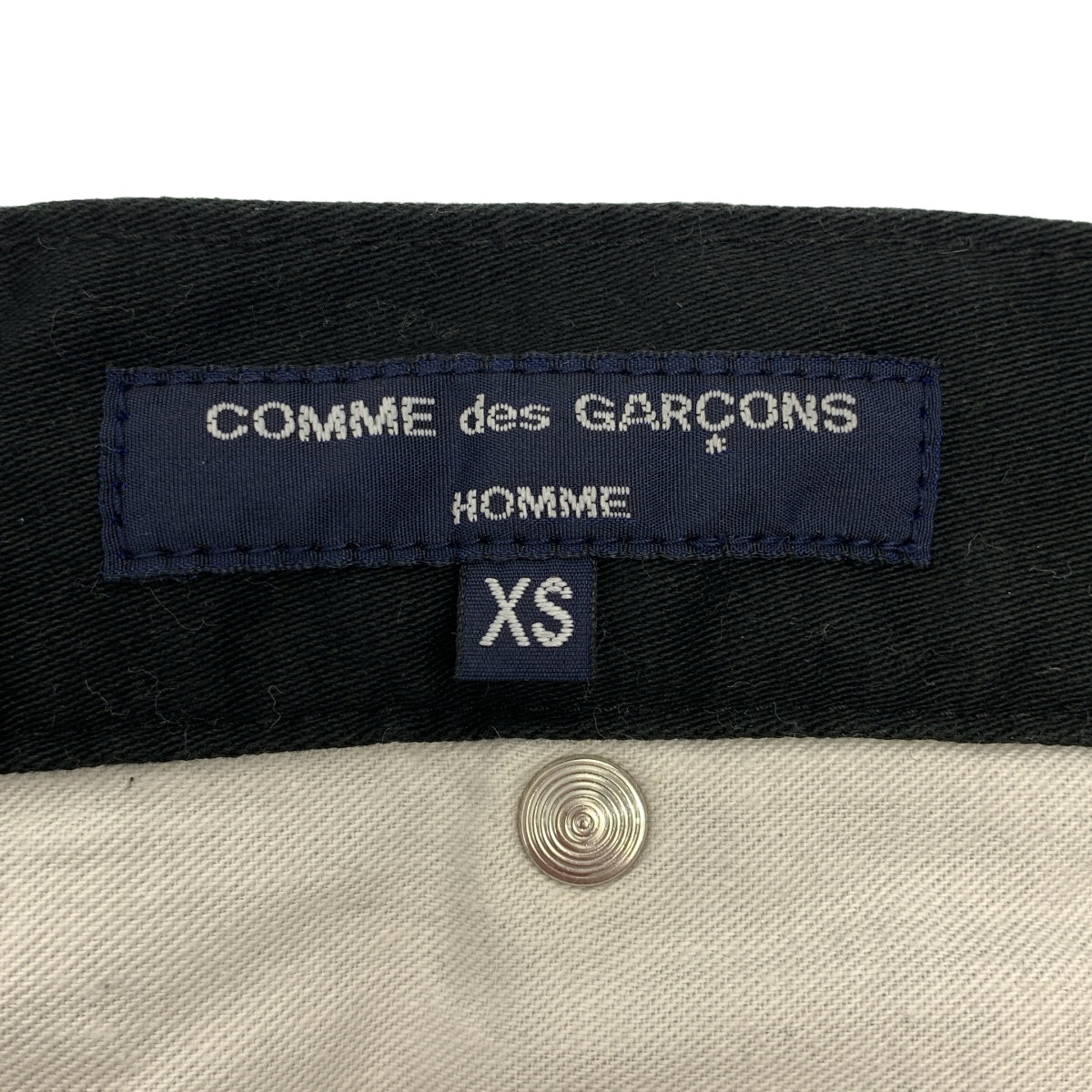 COMME des GARÇONS HOMME | 2023 秋冬系列 | 拼接錐形褲 | XS 碼 | 黑/紅 | 男士