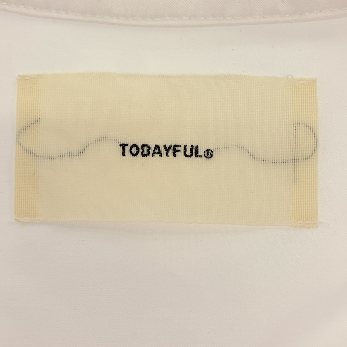 [狀況極佳] TODAYFUL | 立領襯衫裙 | 38碼 | 白色 | 女款